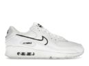 Nike Air Max 90 White Black Outlined Swoosh