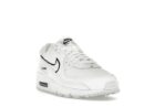 Nike Air Max 90 White Black Outlined Swoosh